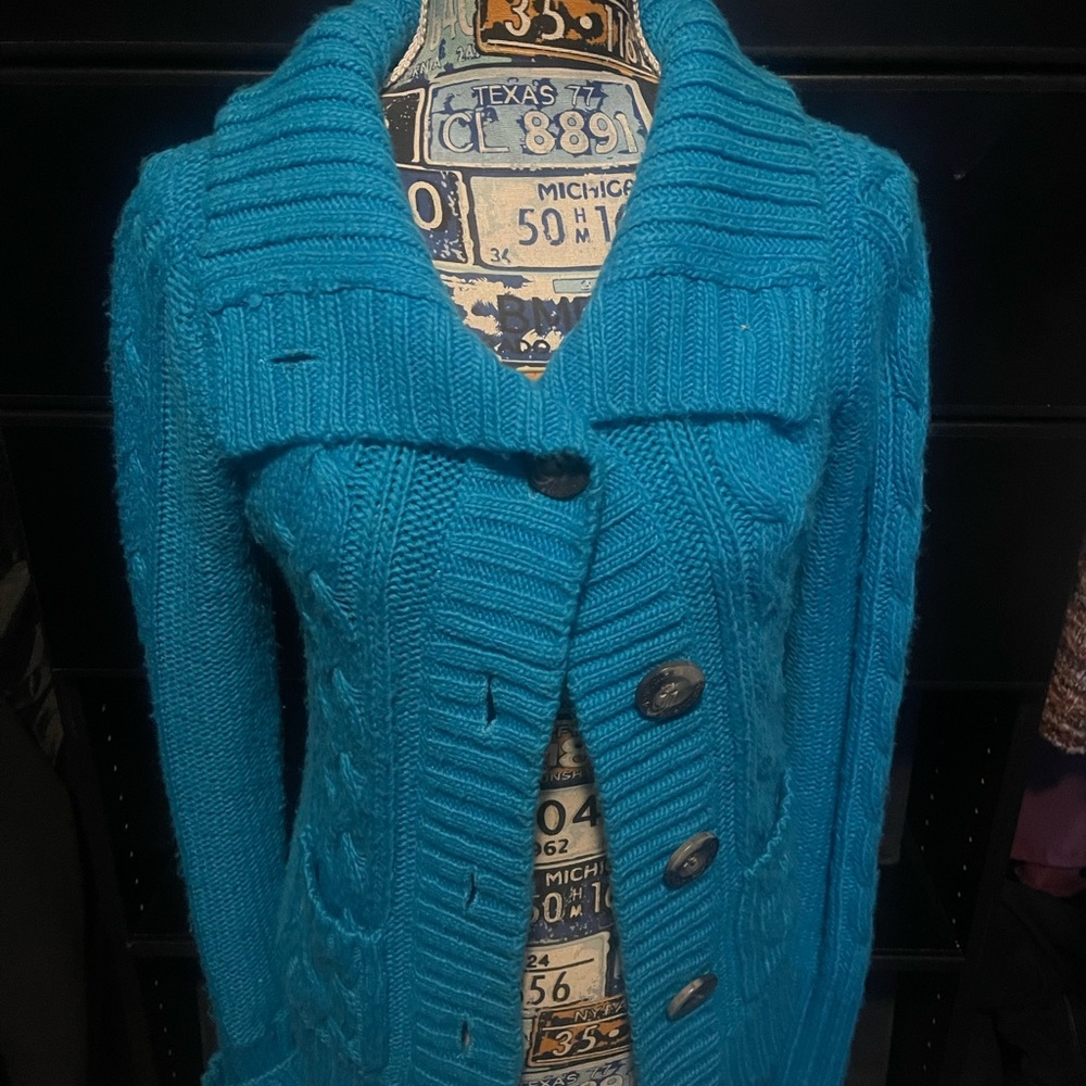 Aeropostale Cable Knit Cardigan